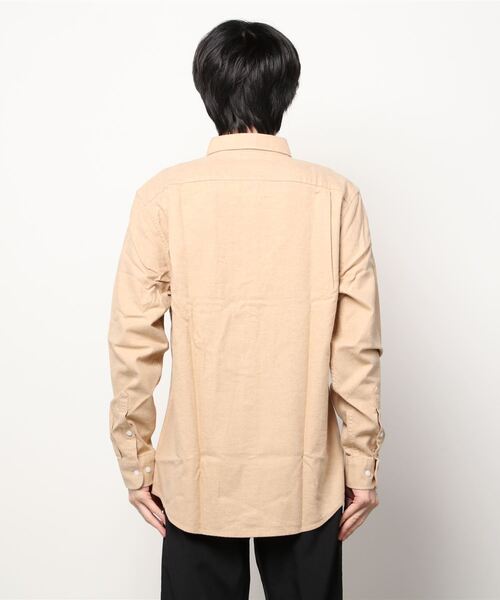 GIORDANO（ジョルダーノ）の「バスケットウィーブ長袖フランネルシャツ（シャツ/ブラウス・メンズ・カーキ/ブラック系その他7/ブラウン/ネイビー・X-LARGE/MEDIUM/LARGE/SMALL/XX-LARGE）」の6枚目の写真