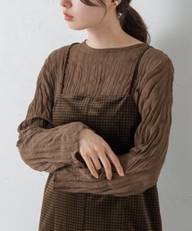 Kastane | ハンドワッシャーシアー長袖プルオーバー(Tシャツ/カットソー)