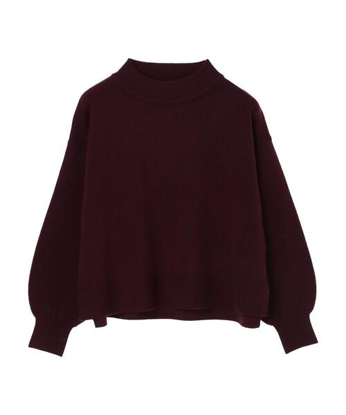 earth music&ecology（アースミュージックアンドエコロジー）の「スウェットライクハイネックニット ＊（ニット/セーター・レディース・ブラック/アイボリー/ボルドー/マスタード・FREE）」の17枚目の写真