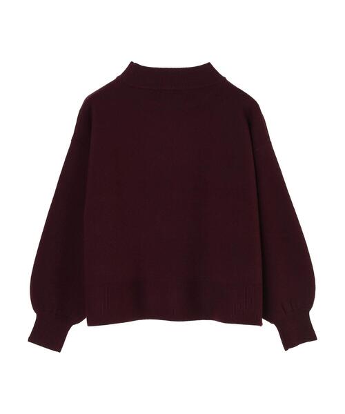 earth music&ecology（アースミュージックアンドエコロジー）の「スウェットライクハイネックニット ＊（ニット/セーター・レディース・ブラック/アイボリー/ボルドー/マスタード・FREE）」の16枚目の写真