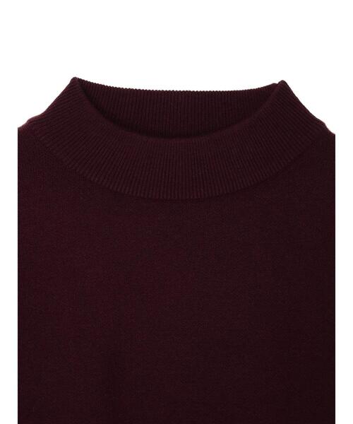 earth music&ecology（アースミュージックアンドエコロジー）の「スウェットライクハイネックニット ＊（ニット/セーター・レディース・ブラック/アイボリー/ボルドー/マスタード・FREE）」の15枚目の写真