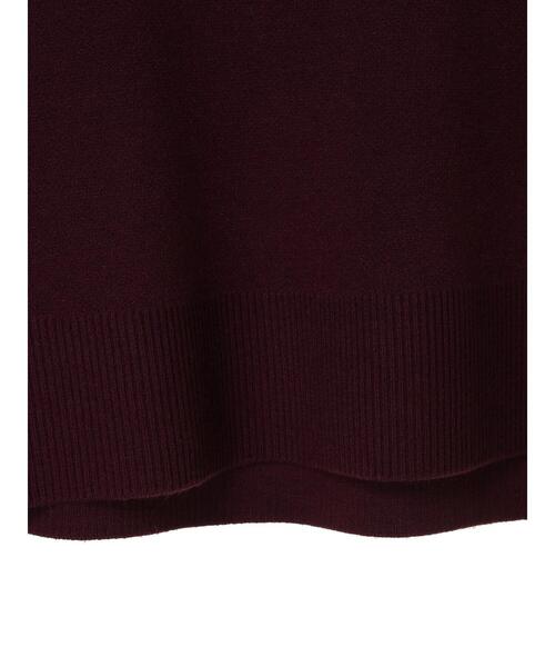 earth music&ecology（アースミュージックアンドエコロジー）の「スウェットライクハイネックニット ＊（ニット/セーター・レディース・ブラック/アイボリー/ボルドー/マスタード・FREE）」の13枚目の写真