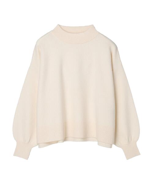 earth music&ecology（アースミュージックアンドエコロジー）の「スウェットライクハイネックニット ＊（ニット/セーター・レディース・ブラック/アイボリー/ボルドー/マスタード・FREE）」の8枚目の写真