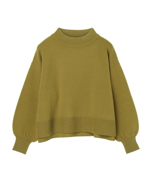 earth music&ecology（アースミュージックアンドエコロジー）の「スウェットライクハイネックニット ＊（ニット/セーター・レディース・ブラック/アイボリー/ボルドー/マスタード・FREE）」の5枚目の写真