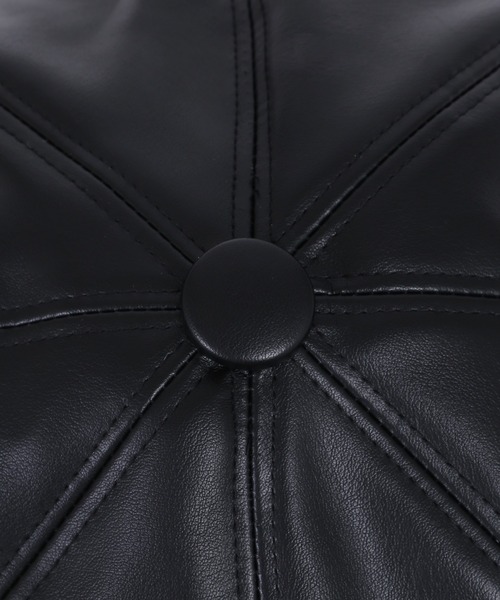 WC（ダブル シー）の「フェイクレザーキャスケット（キャスケット・レディース・ブラック・FREE）」の9枚目の写真