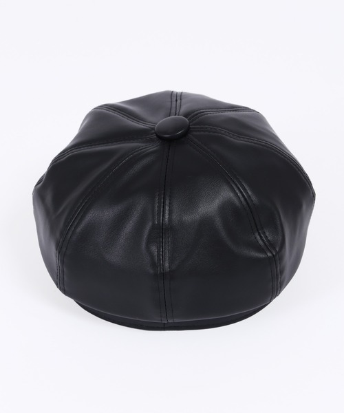 WC（ダブル シー）の「フェイクレザーキャスケット（キャスケット・レディース・ブラック・FREE）」の5枚目の写真