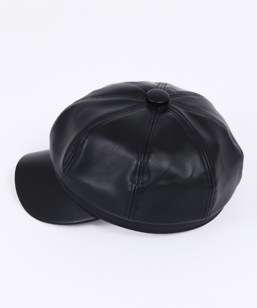 WC（ダブル シー）の「フェイクレザーキャスケット（キャスケット・レディース・ブラック・FREE）」の7枚目の写真