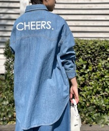 LAVEANGE | バックプリントデニムシャツ(シャツ/ブラウス)