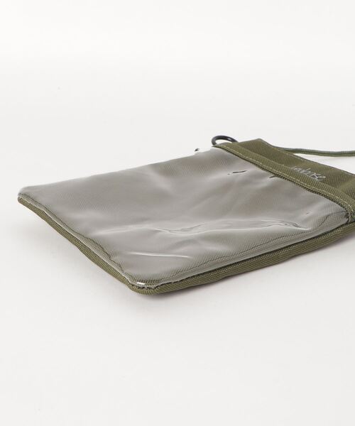 BROKEN BASE(ブロークンベース)の「ネックショルダーポーチ(ショルダーバッグ・メンズ・ブラック/カーキ・フリー)」の4枚目の写真