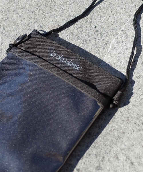 BROKEN BASE(ブロークンベース)の「ネックショルダーポーチ(ショルダーバッグ・メンズ・ブラック/カーキ・フリー)」の9枚目の写真