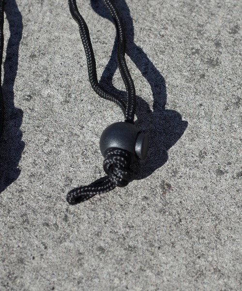 BROKEN BASE(ブロークンベース)の「ネックショルダーポーチ(ショルダーバッグ・メンズ・ブラック/カーキ・フリー)」の10枚目の写真