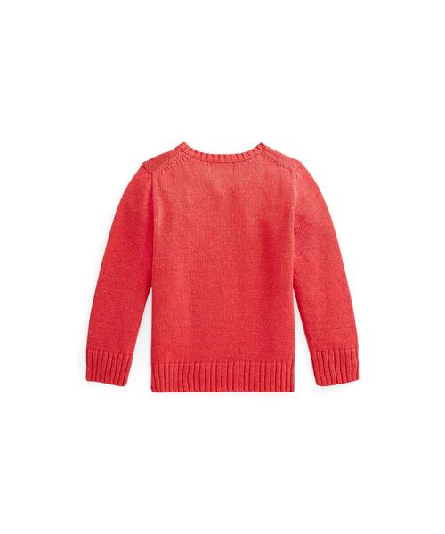 POLO RALPH LAUREN CHILDRENSWEAR（ポロ ラルフ ローレン チルドレンズウェア）の「Polo ベア コットン セーター（ニット/セーター・キッズ・レッド・4/6/7）」の2枚目の写真