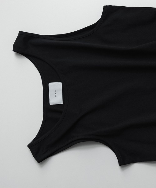 remer（リメール）の「《好きな着丈を選べる》Royal cotton tank top / ロイヤルコットンタンクトップ（タンクトップ・メンズ・ホワイト/ブラック/オリーブ・SMALL/MEDIUM/LARGE/X-LARGE）」の14枚目の写真