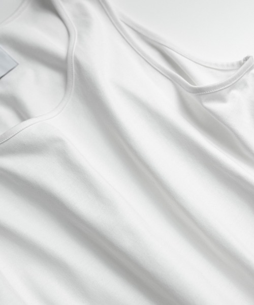 remer（リメール）の「《好きな着丈を選べる》Royal cotton tank top / ロイヤルコットンタンクトップ（タンクトップ・メンズ・ホワイト/ブラック/オリーブ・SMALL/MEDIUM/LARGE/X-LARGE）」の17枚目の写真