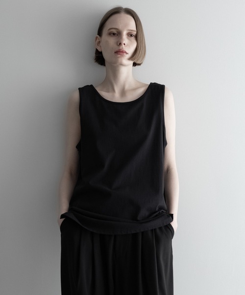 remer（リメール）の「《好きな着丈を選べる》Royal cotton tank top / ロイヤルコットンタンクトップ（タンクトップ・メンズ・ホワイト/ブラック/オリーブ・SMALL/MEDIUM/LARGE/X-LARGE）」の21枚目の写真