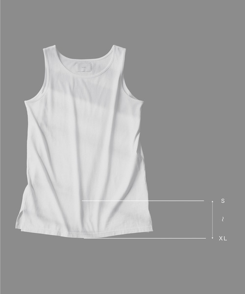 remer（リメール）の「《好きな着丈を選べる》Royal cotton tank top / ロイヤルコットンタンクトップ（タンクトップ・メンズ・ホワイト/ブラック/オリーブ・SMALL/MEDIUM/LARGE/X-LARGE）」の18枚目の写真