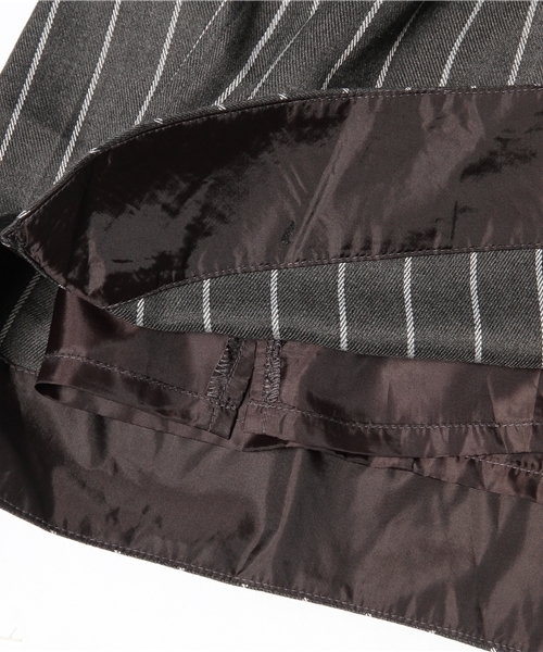 mystic(ミスティック)の「ストライプ裾ラウンドスカート(スカート・レディース・グレー/ネイビー/ブラック・2/1)」の9枚目の写真