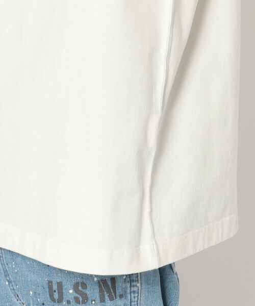 AVIREX(アヴィレックス)の「長袖 Tシャツ メガ ロゴ / LONG SLEEVE T-SHIRT MEGA LOGO / アヴィレックス / AVIREX(Tシャツ/カットソー・メンズ・パープル/ブラック/ホワイト/グリーン/サックスブルー・MEDIUM/LARGE/X-LARGE/XX-LARGE)」の15枚目の写真