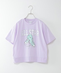 【キッズ】CONVERSE コンバース ラメプリントTシャツ（130~160cm）