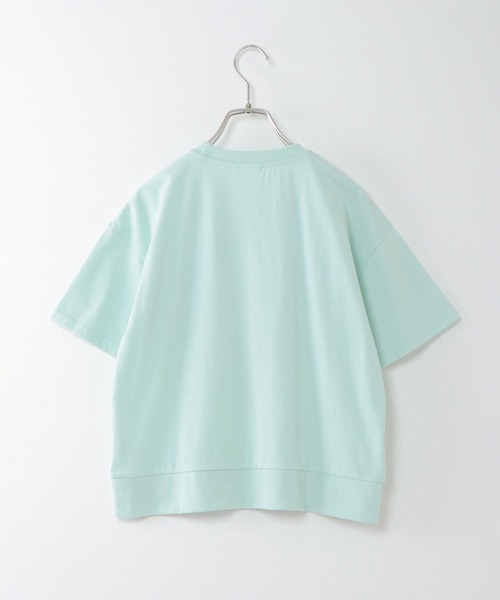 CONVERSE ALL STAR(コンバースオールスター)の「【キッズ】CONVERSE コンバース ラメプリントTシャツ(130~160cm)(Tシャツ/カットソー・キッズ・ライトパープル/ミント・160/130/140/150)」の3枚目の写真