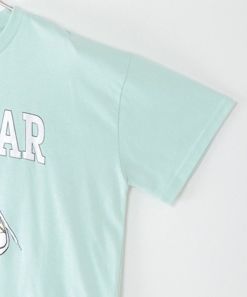 CONVERSE ALL STAR(コンバースオールスター)の「【キッズ】CONVERSE コンバース ラメプリントTシャツ(130~160cm)(Tシャツ/カットソー・キッズ・ライトパープル/ミント・160/130/140/150)」の4枚目の写真