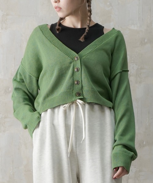 Lull（ルル）の「【Lull / ルル】アメスリリブタンク（タンクトップ・レディース・ブラック/ホワイト/ベージュ・ONESIZE）」の11枚目の写真