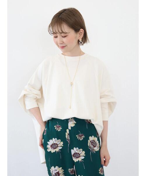 AMERICAN HOLIC（アメリカンホリック）の「ポンチョラグランポンチチュニック（Tシャツ/カットソー・レディース・アイボリー/グレー系その他・FREE）」の21枚目の写真