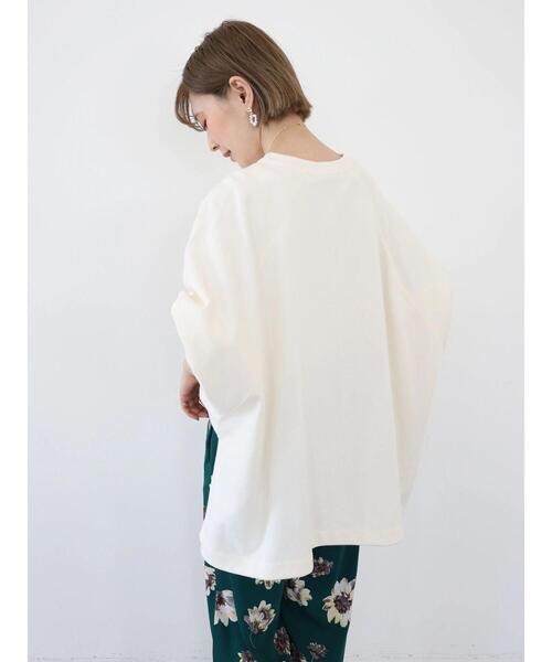 AMERICAN HOLIC（アメリカンホリック）の「ポンチョラグランポンチチュニック（Tシャツ/カットソー・レディース・アイボリー/グレー系その他・FREE）」の22枚目の写真