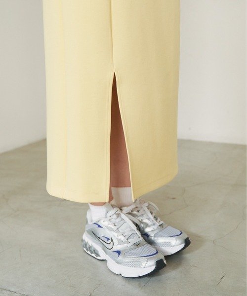 ANGIE（アンジー）の「ダンボールタイトロングスカート（スカート・レディース・ブラック/ライトグレー/イエロー・FREE）」の15枚目の写真