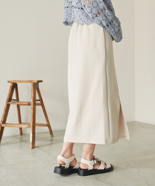 ANGIE（アンジー）の「ダンボールタイトロングスカート（スカート・レディース・ブラック/ライトグレー/イエロー・FREE）」の22枚目の写真