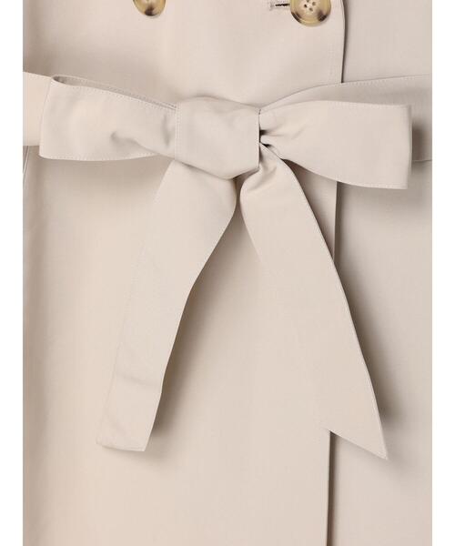 earth music&ecology（アースミュージックアンドエコロジー）の「ビッグカラートレンチコート（トレンチコート・レディース・ブルーグレー/ライトベージュ・FREE）」の5枚目の写真