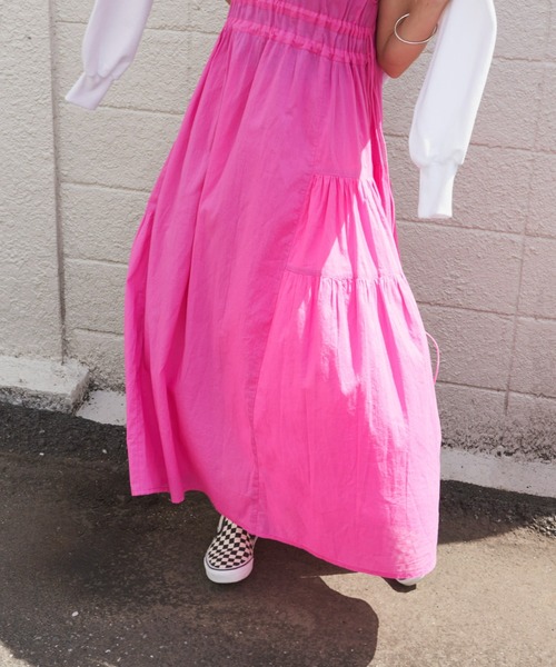 Auntie Rosa Holiday（アンティローザホリデー）の「ボイルサイドティアードワンピース（ワンピース・レディース・ピンク/ブルー/ブラック・FREE）」の21枚目の写真