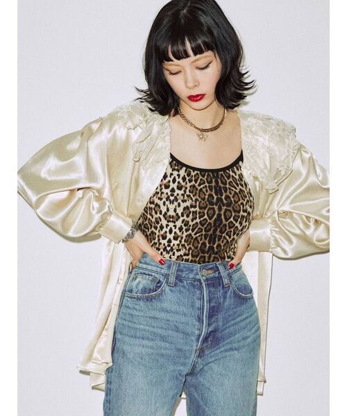 jouetie（ジュエティ）の「ボリュームレースカラーブラウス（シャツ/ブラウス・レディース・ブルー/アイボリー/ブラック・MEDIUM）」の15枚目の写真