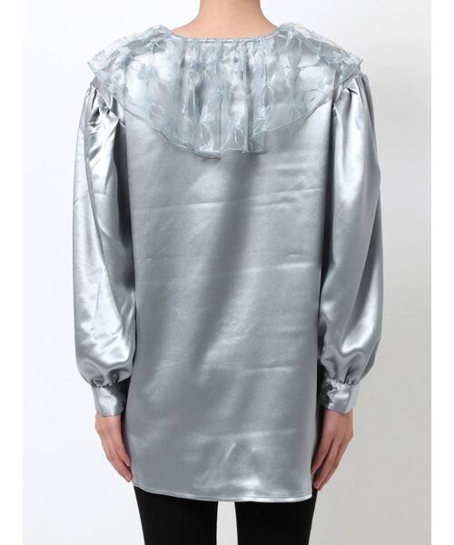 jouetie（ジュエティ）の「ボリュームレースカラーブラウス（シャツ/ブラウス・レディース・ブルー/アイボリー/ブラック・MEDIUM）」の22枚目の写真