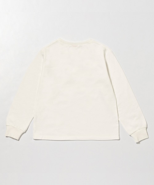 PAUL&JOE(ポールアンドジョー)の「PAUL & JOE(ポール & ジョー) Kids & Junior フラワーネコロンT(Tシャツ/カットソー・キッズ・ホワイト/ラベンダー/ネイビー・140cm/150cm/110cm/120cm/130cm)」の9枚目の写真