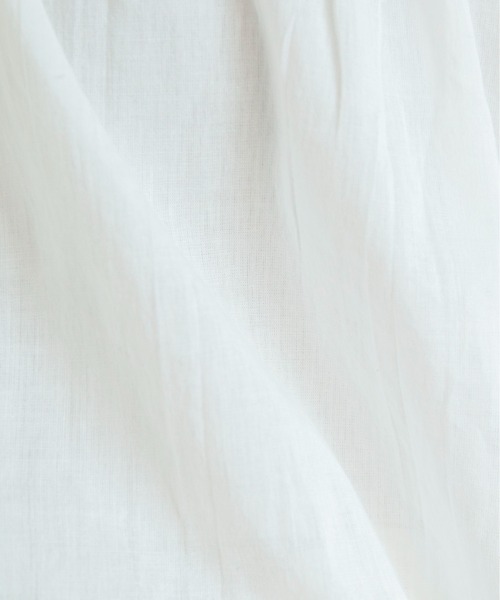 ANGIE（アンジー）の「コットン刺繍レース ボリューム袖ブラウス（シャツ/ブラウス・レディース・イエロー/カーキ/オフホワイト/スミクロ・FREE）」の18枚目の写真