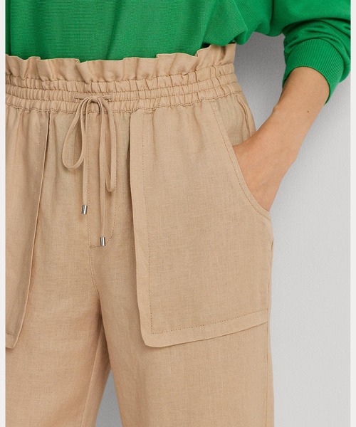 LAUREN RALPH LAUREN(ローレン ラルフ ローレン)の「リネン アンクル パンツ(その他パンツ・レディース・ブラウン系6・2/00/6/4/0)」の9枚目の写真