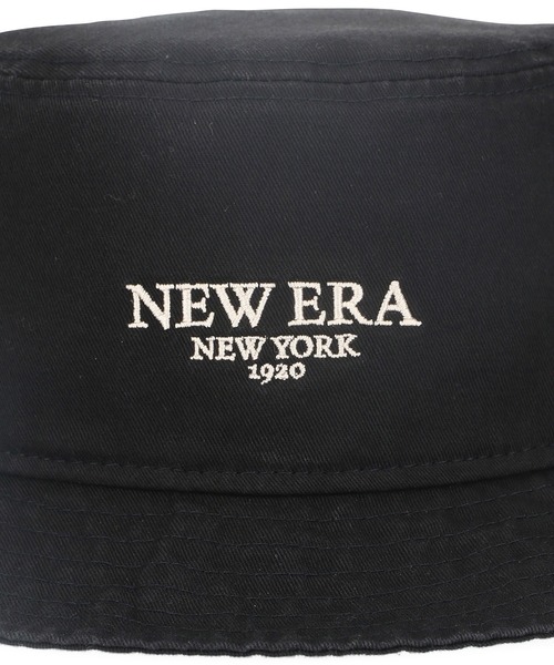 NEW ERA（ニューエラ）の「【NEW ERA(R)/ニューエラ別注】ロゴ刺繍ツイルハット（ハット・レディース・ブラック/キナリ・FREE）」の6枚目の写真
