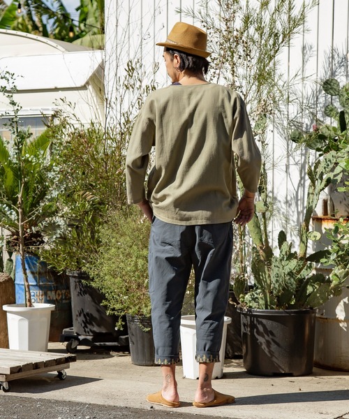 チャイハネ（チャイハネ）の「【チャイハネ】サンダー刺繍MEN'Sトップス（その他トップス・メンズ・ベージュ/パープル/ネイビー/ターコイズブルー/グリーン/マスタード・FREE）」の17枚目の写真