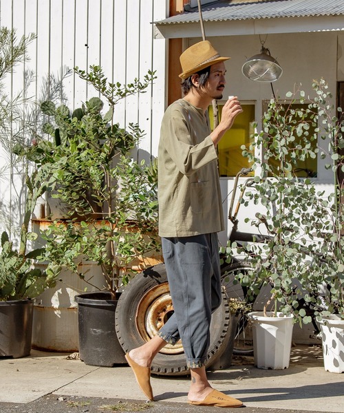 チャイハネ（チャイハネ）の「【チャイハネ】サンダー刺繍MEN'Sトップス（その他トップス・メンズ・ベージュ/パープル/ネイビー/ターコイズブルー/グリーン/マスタード・FREE）」の18枚目の写真