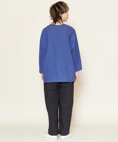 チャイハネ（チャイハネ）の「【チャイハネ】サンダー刺繍MEN'Sトップス（その他トップス・メンズ・ベージュ/パープル/ネイビー/ターコイズブルー/グリーン/マスタード・FREE）」の22枚目の写真