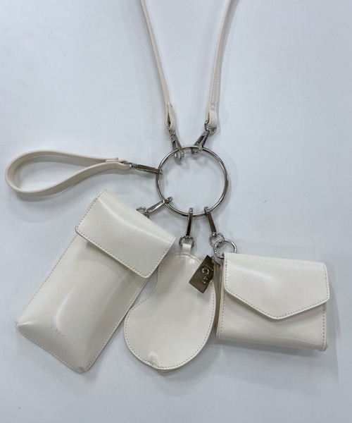 loti(ロティ)の「WEB限定 loti リングビーンズマルチセットBAG(ショルダーバッグ・レディース・ブラック/ブラウン/オフホワイト・ONE SIZE)」の7枚目の写真