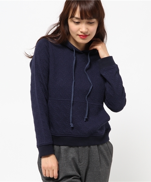 OUTLET(アウトレット)の「【WHO'S WHO gallery】BChoody(Tシャツ/カットソー・レディース・カーキ/ネイビー/オフホワイト・FREE)」の3枚目の写真