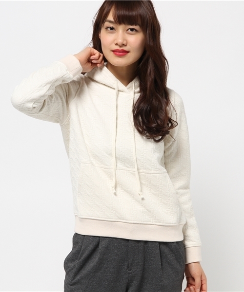 OUTLET(アウトレット)の「【WHO'S WHO gallery】BChoody(Tシャツ/カットソー・レディース・カーキ/ネイビー/オフホワイト・FREE)」の2枚目の写真