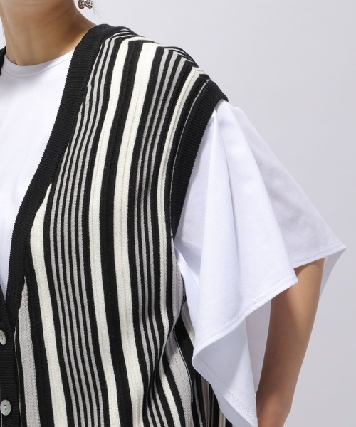 HARE（ハレ）の「ストライプニットSETUP(HARE)（セットアップ）」 - WEAR