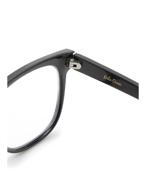 Mila Owen（ミラオーウェン）の「スクエアセルフレームメガネ（メガネ・レディース・ブラック/ブラウン・FREE）」の7枚目の写真