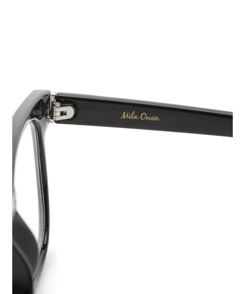 Mila Owen（ミラオーウェン）の「スクエアセルフレームメガネ（メガネ・レディース・ブラック/ブラウン・FREE）」の8枚目の写真