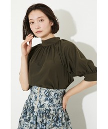 rienda | バルーンスリーブギャザーブラウス(シャツ/ブラウス)