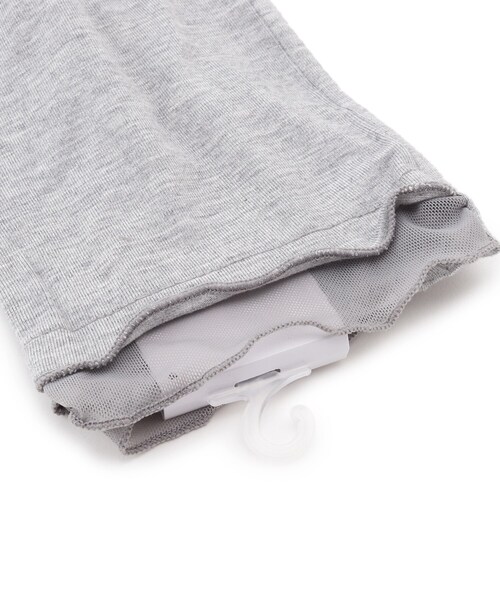 DRESKIP（ドレスキップ）の「◆【竹繊維】フラワー刺繍ロングアームカバー（その他小物・レディース・グレー系/ブラック系・00）」の6枚目の写真