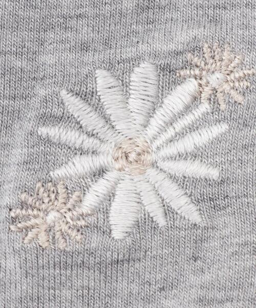 DRESKIP（ドレスキップ）の「◆【竹繊維】フラワー刺繍ロングアームカバー（その他小物・レディース・グレー系/ブラック系・00）」の7枚目の写真